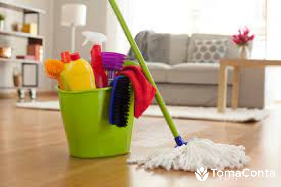 Realizo limpeza doméstica