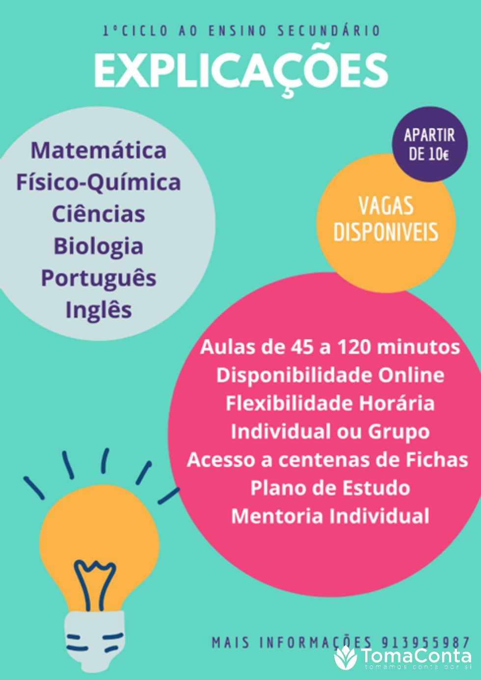 Explicadora de 7º ao Ensino Superior