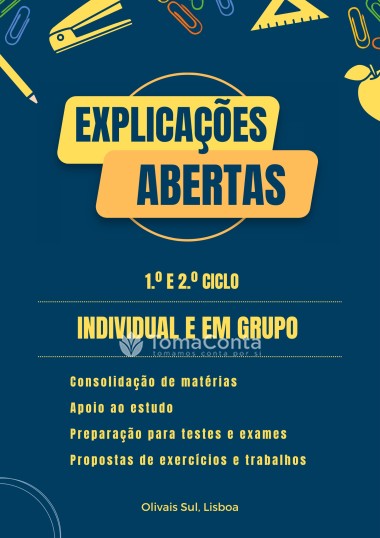 Explicações 1.º e 2.º ciclo