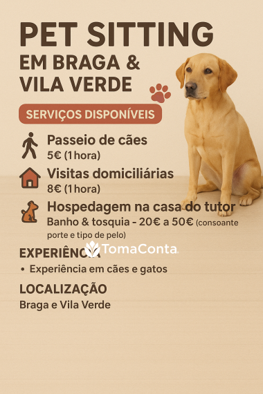Cuidadora de cães e gatos