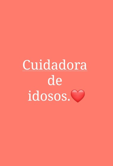 Cuidadora de idosos