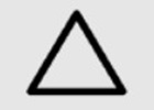 símbolo etiqueta da roupa pode usar alvejante (triângulo)